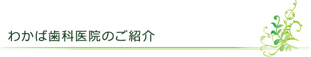 わかば歯科医院のご紹介